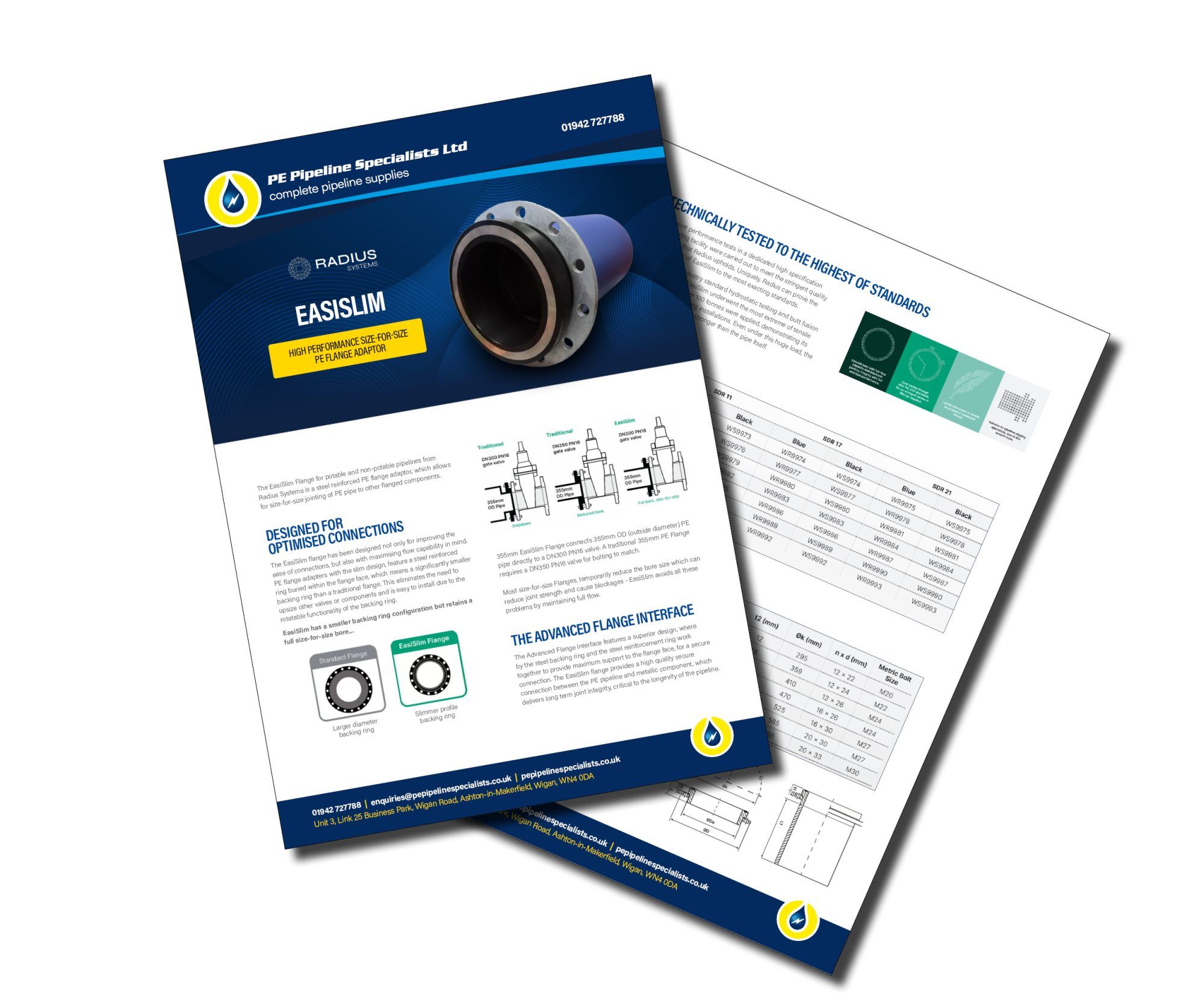 Radius Easislim datasheet