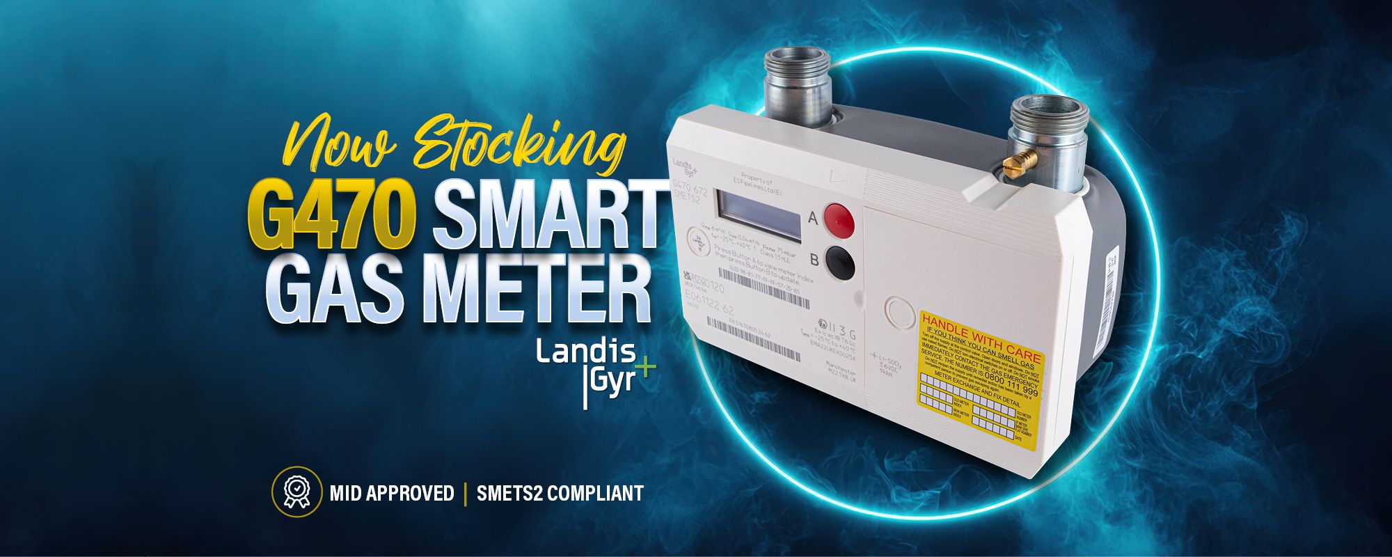 Landis & Gyr G470 smart meter hero image